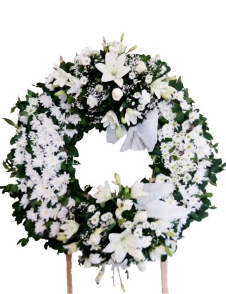 Condolences Funeral Wreath Souvenir